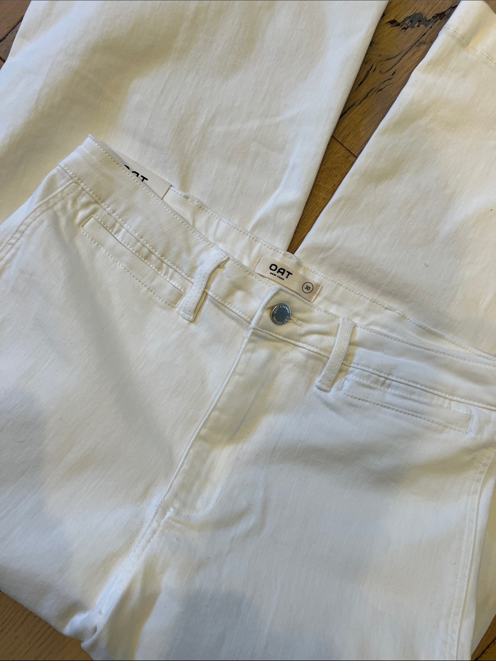 OAT New York White High-Rise Pants - Picture 8 of 8